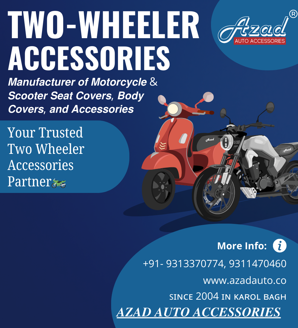 AZAD Auto Accessories Banner